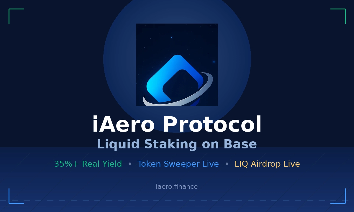 iAero Protocol Launches Token Sweeper, Rewards Stakers