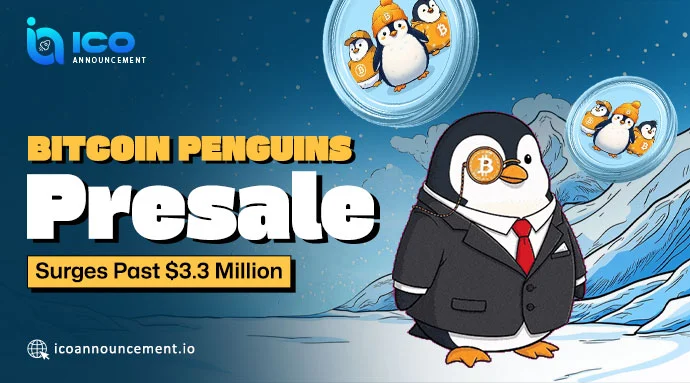 Bitcoin Penguins Presale Surges, Investors Eye Big 2025 Returns