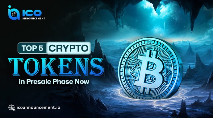 Discover Trending 5 Crypto Tokens in Presales Phase Now