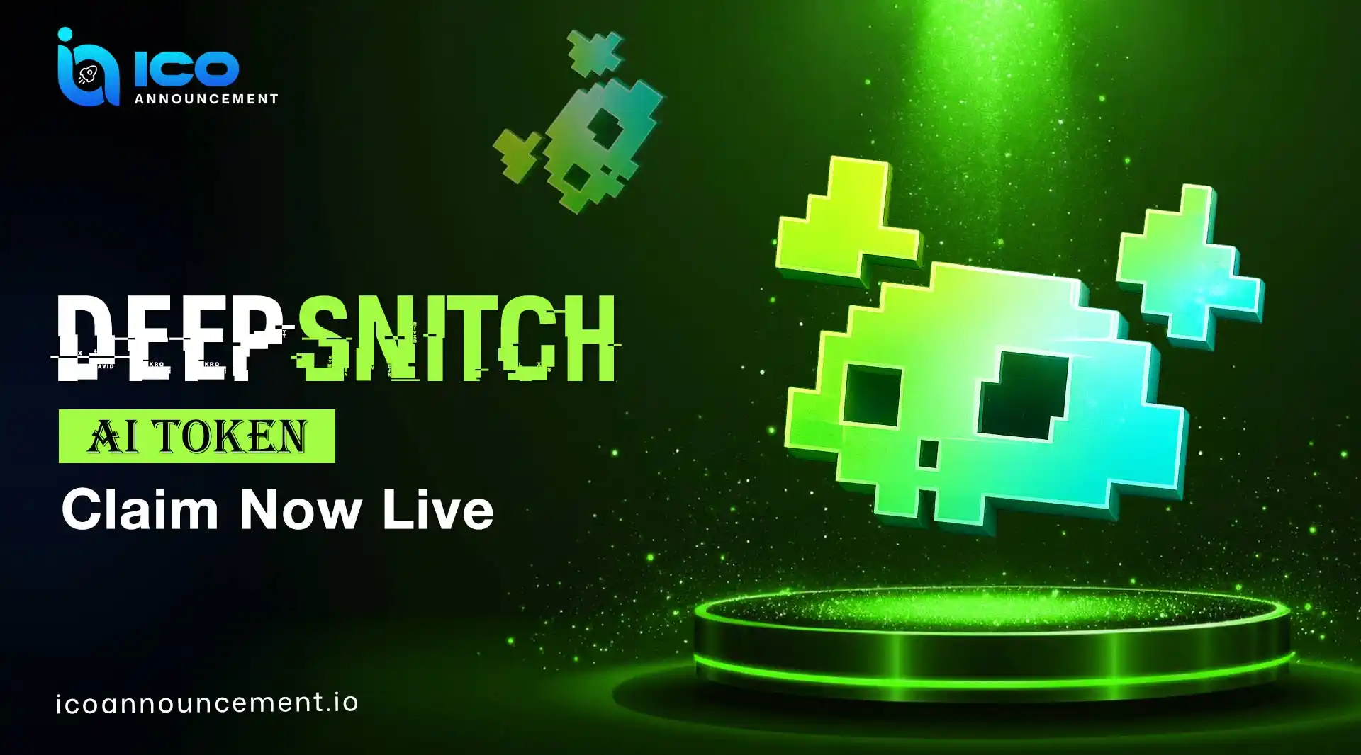 DeepSnitch AI Token Claim Unlocks Rewards and Staking