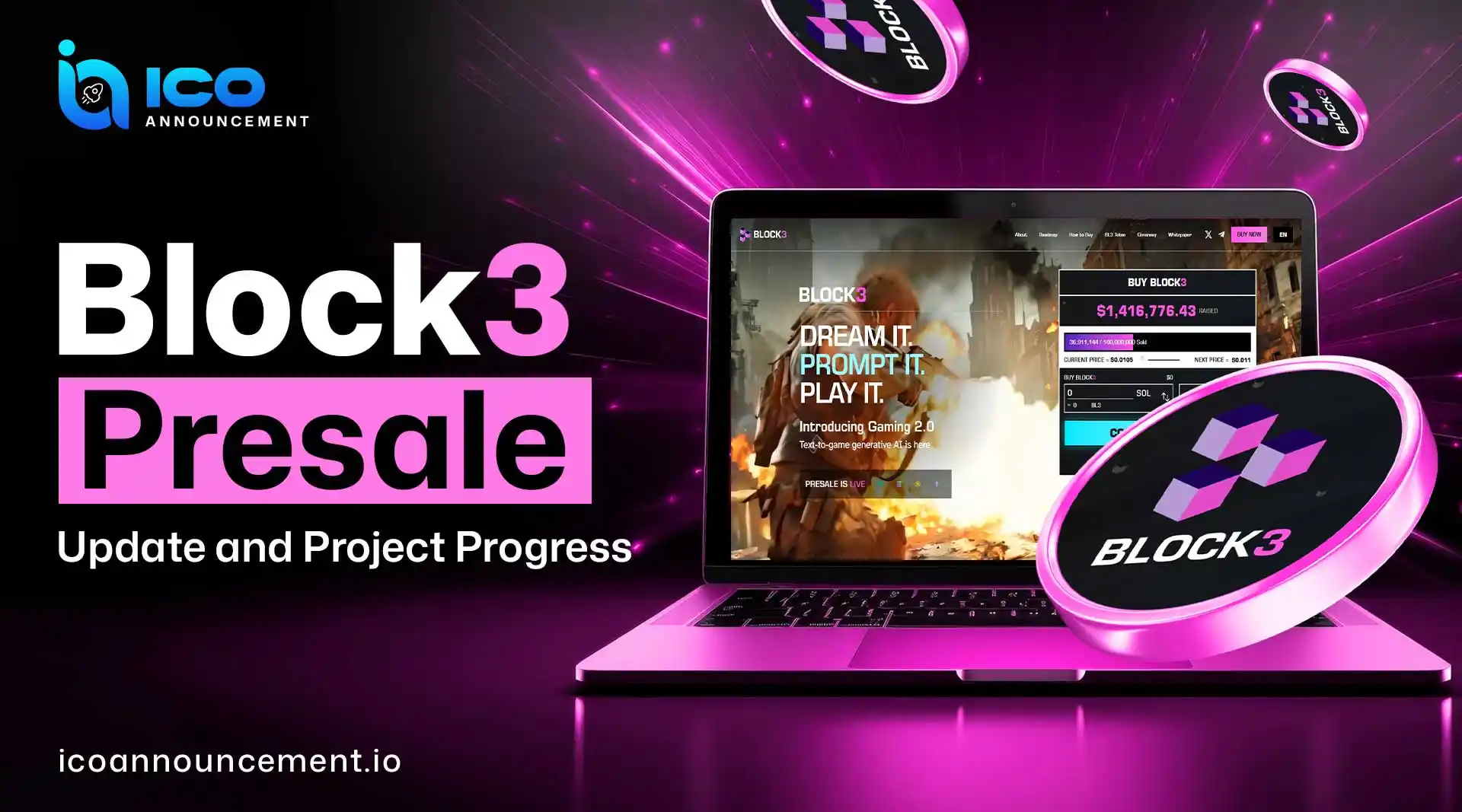 Block3 Presale: Q2 End or Q3 Extension and Listing Timeline