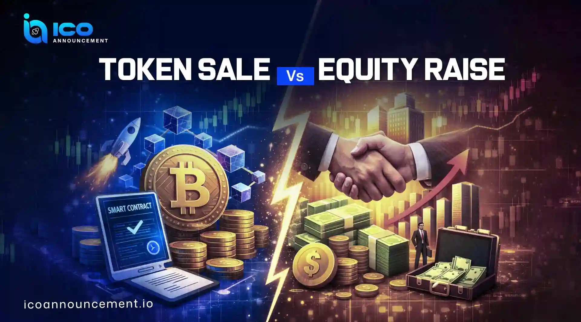 Token Sale vs Equity Raise Differences in Crypto Fundraising