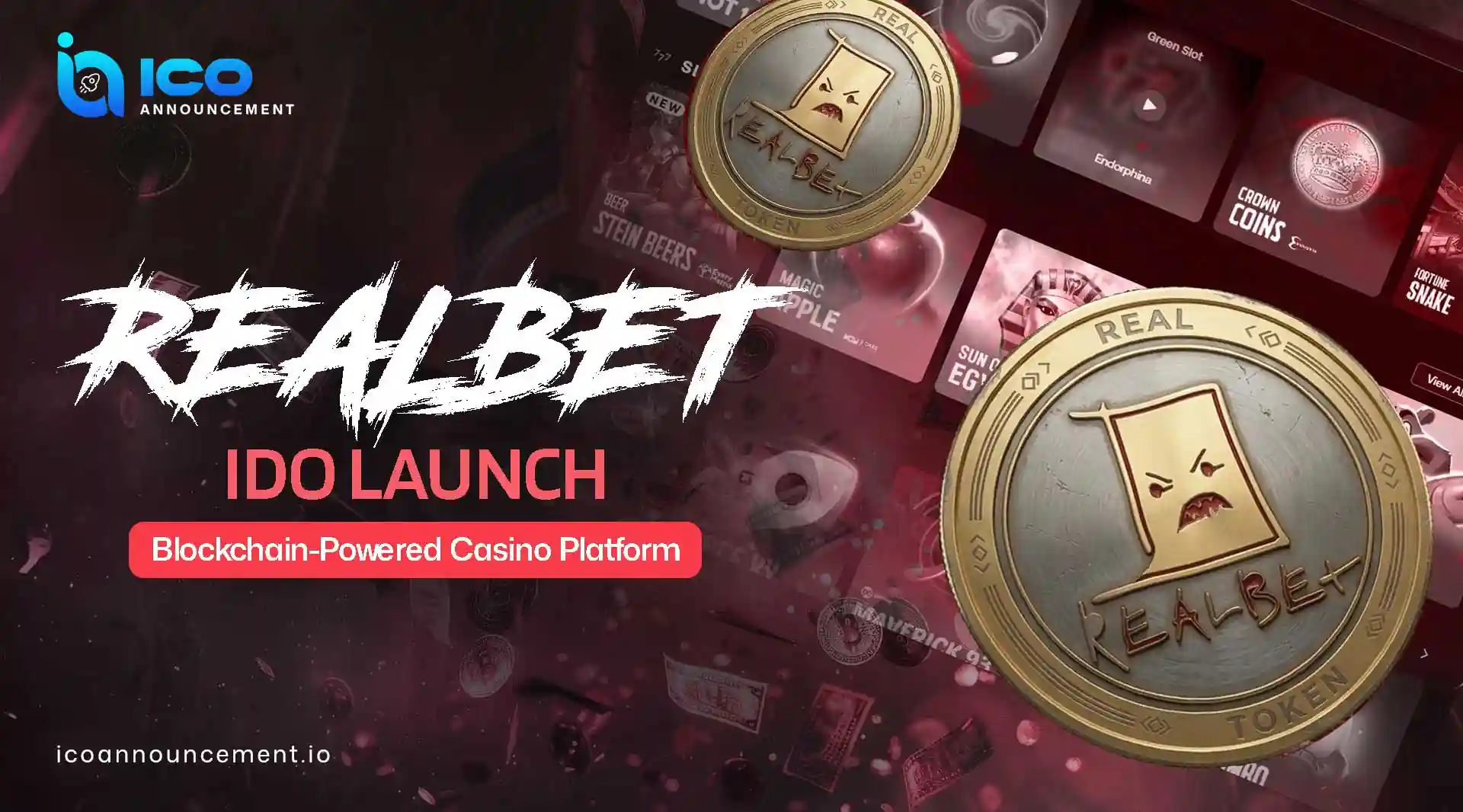 Realbet IDO Launch: Blockchain-Powered Casino Revolution