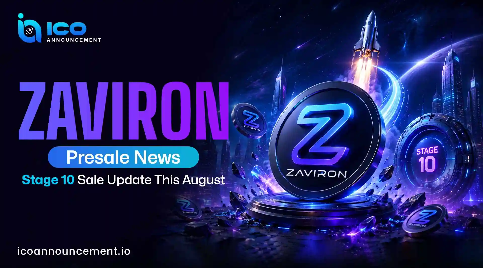 ZAVIRON Presale News: Will ZVR Stage 10 Sell Out Soon?
