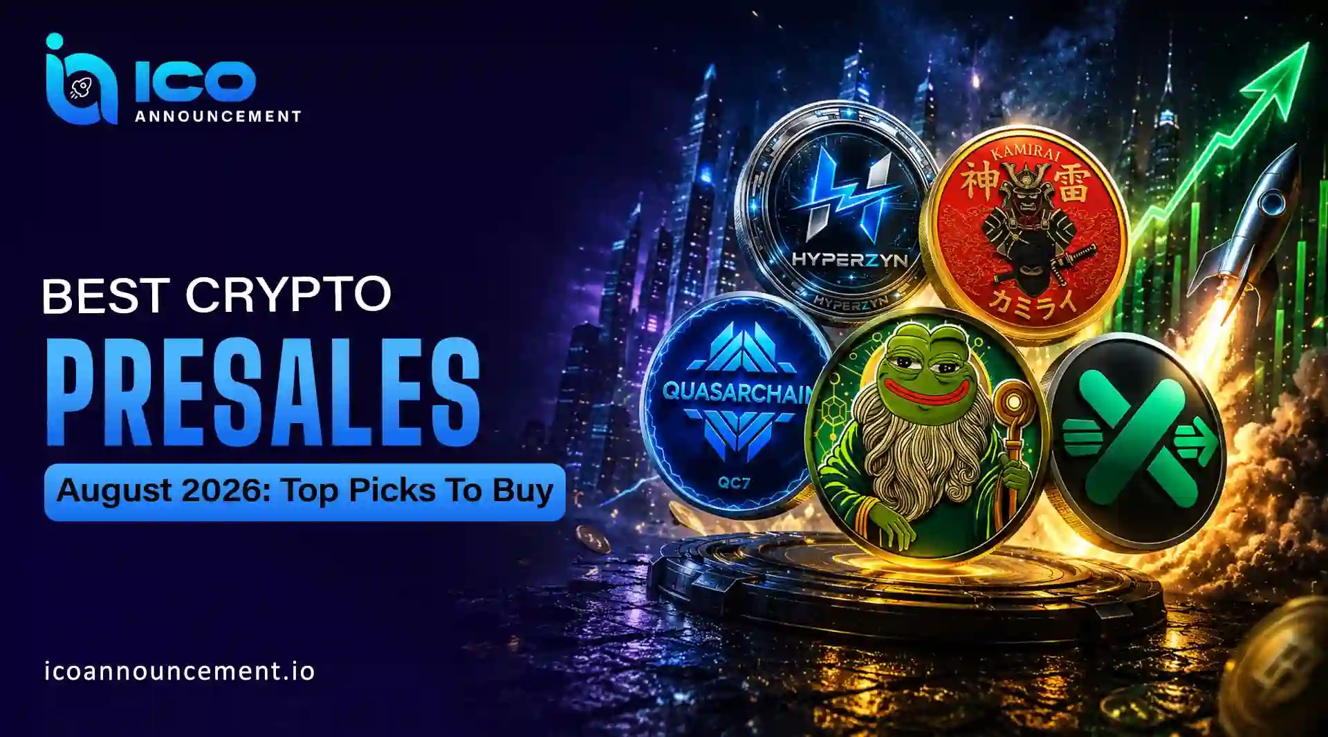 Best Crypto Presales August 2026: Top 5 Tokens to Buy Now