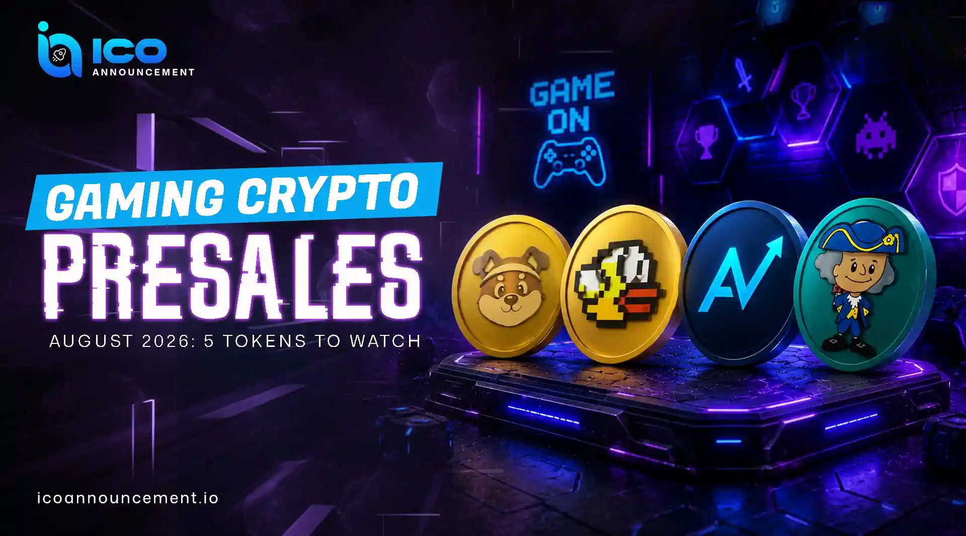 Best Gaming Crypto Presales to Buy in August 2026