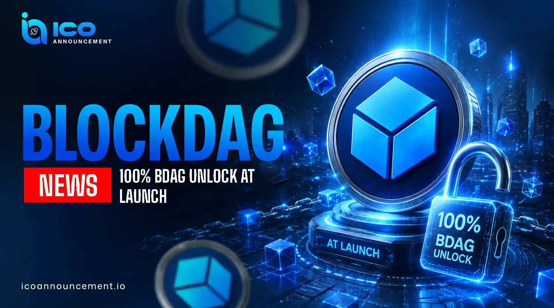 BlockDAG News: 100% BDAG Unlock at Beat Vesting Launch