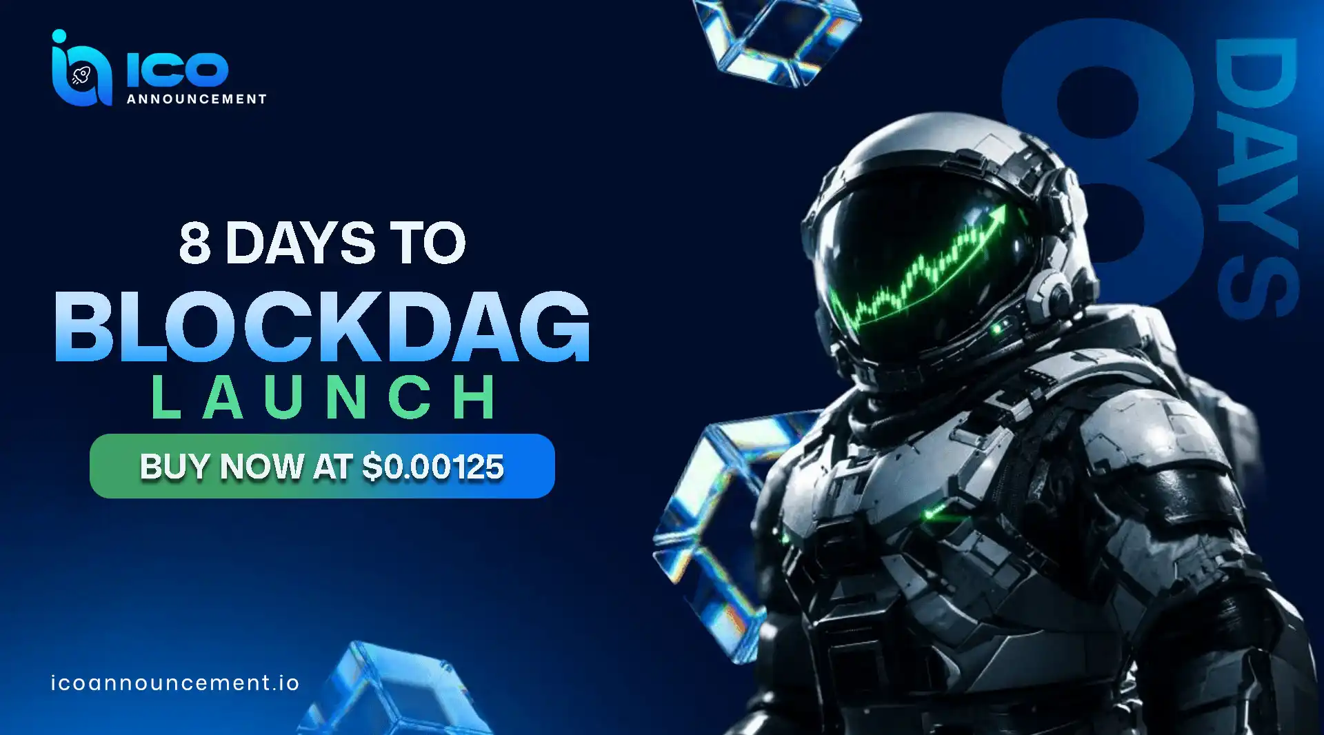 BlockDAG Launch Date 8 Days Away, BDAG Presale 40X Buzz