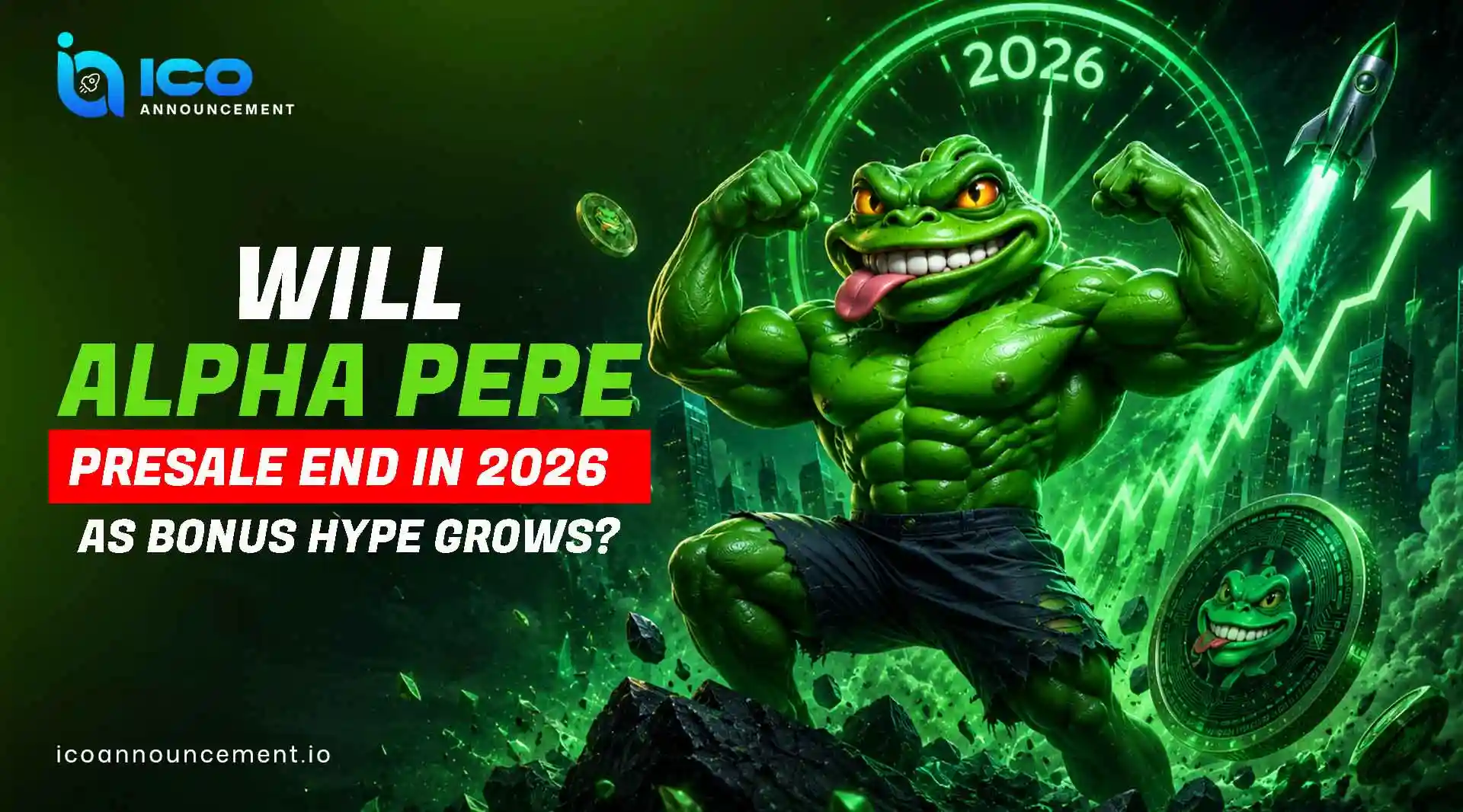 Will Alpha Pepe Presale End in 2026? Bonus Fuels Hype Ahead