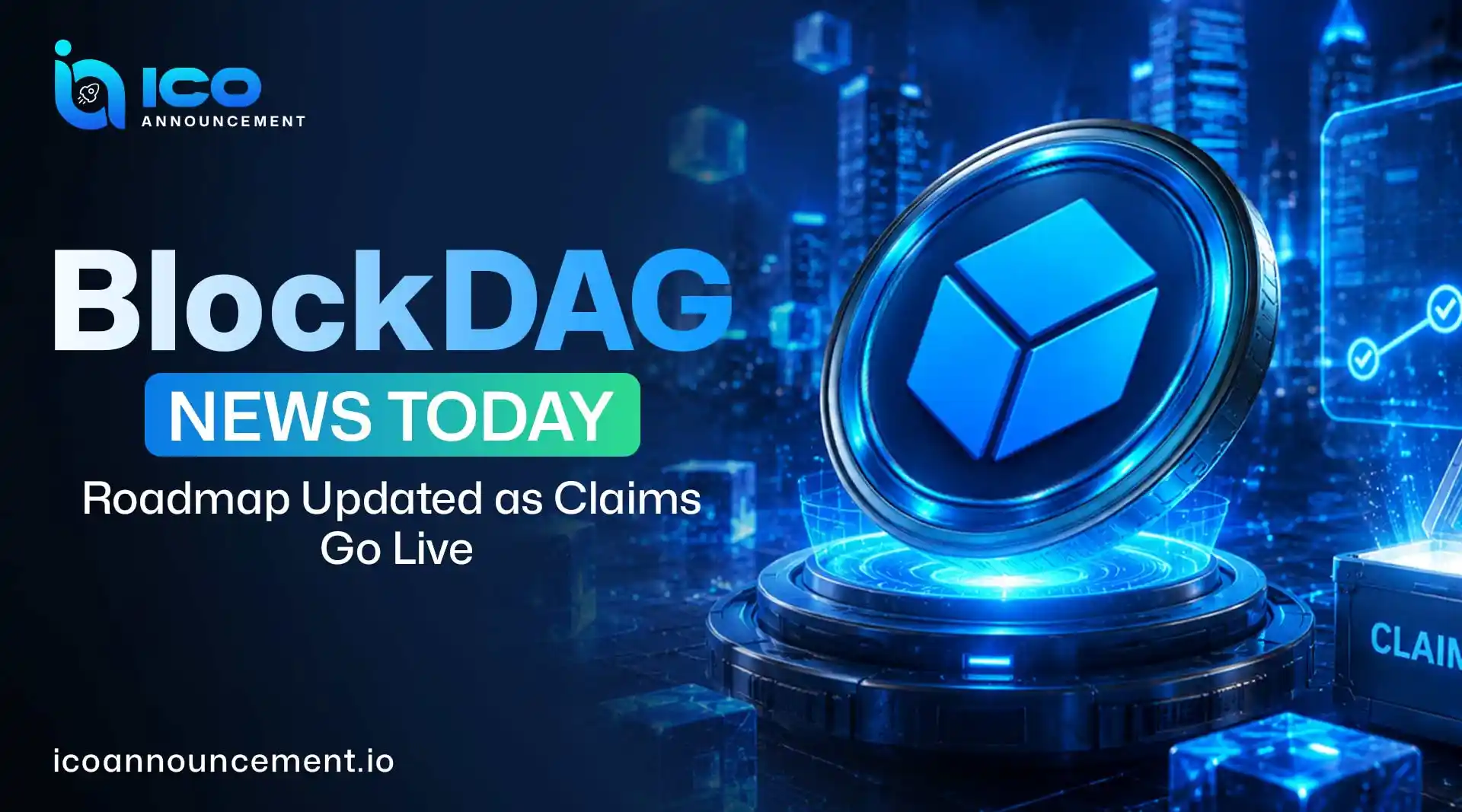 BlockDAG News: Roadmap Updated as 100K Claims Go Live