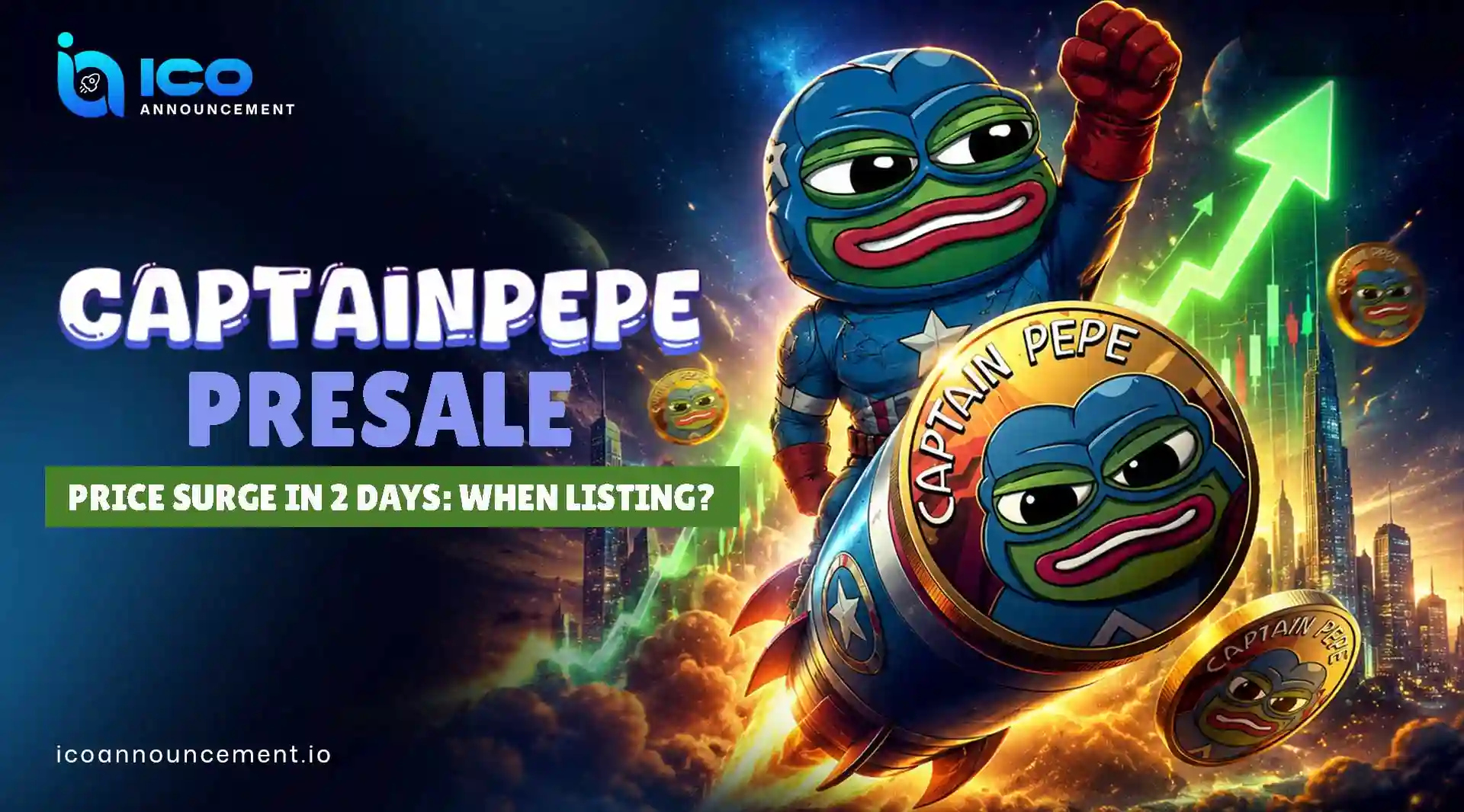 Captain Pepe Presale Price Surge: When Is the Listing?