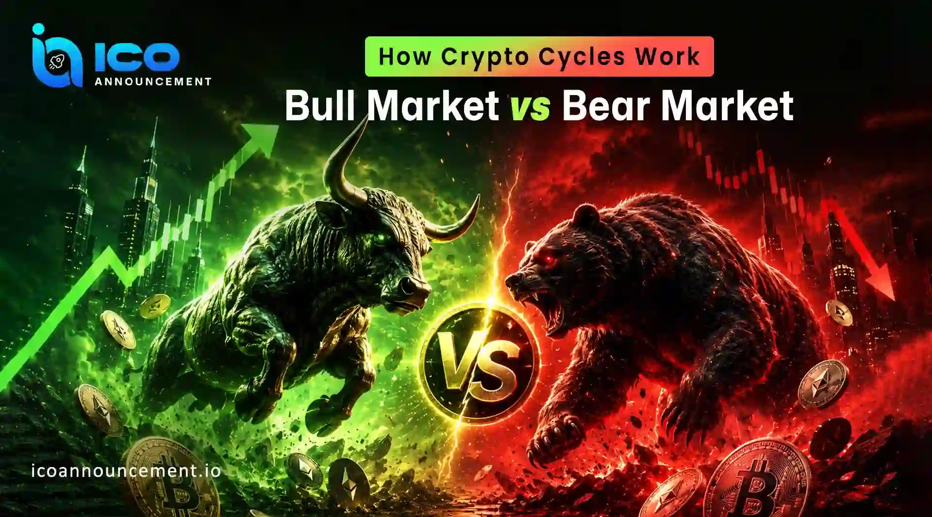 How Crypto Cycles Work: Bull Market vs Bear Market Explained