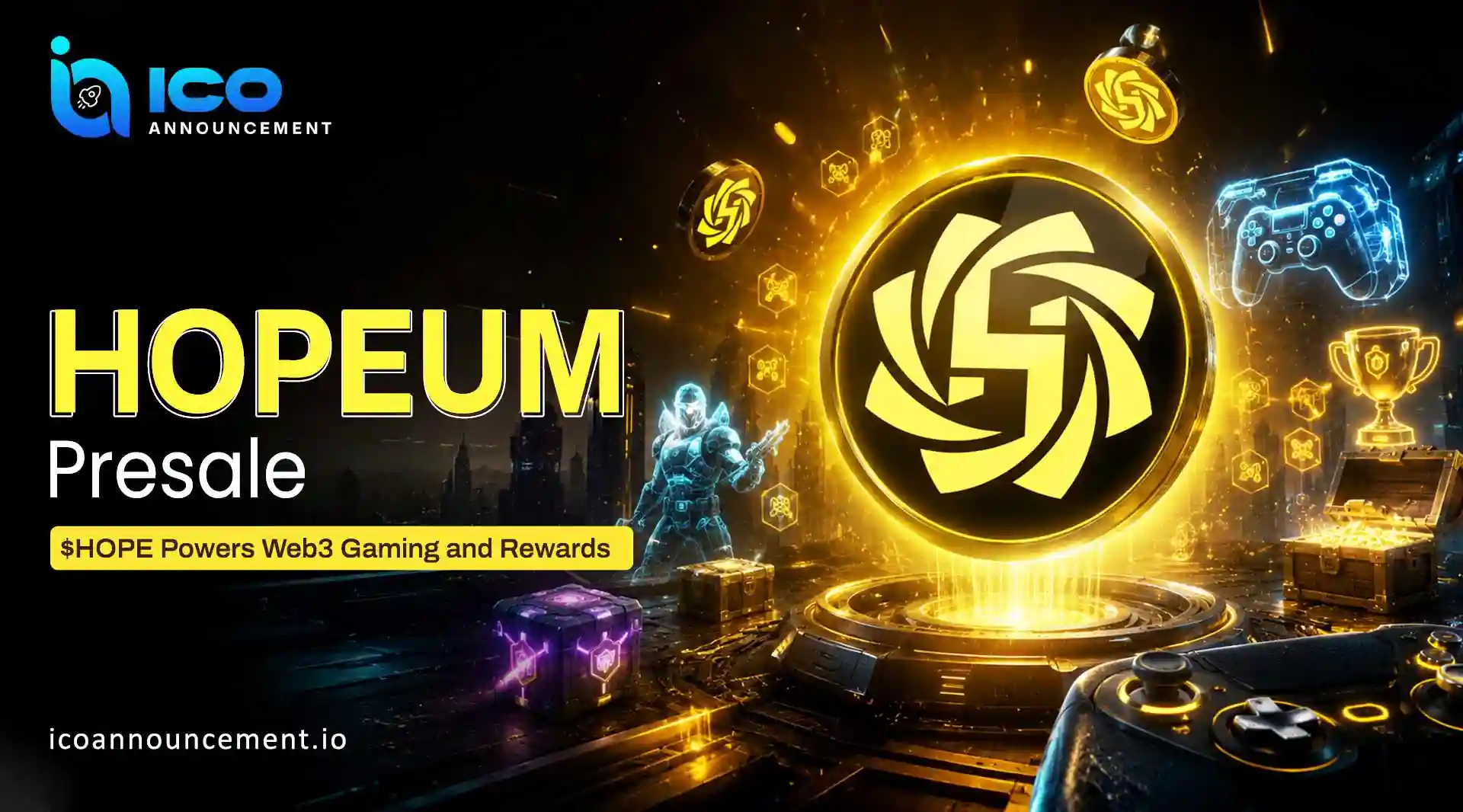 HOPEUM Presale: $HOPE Powers Web3 Gaming and Reward Systems
