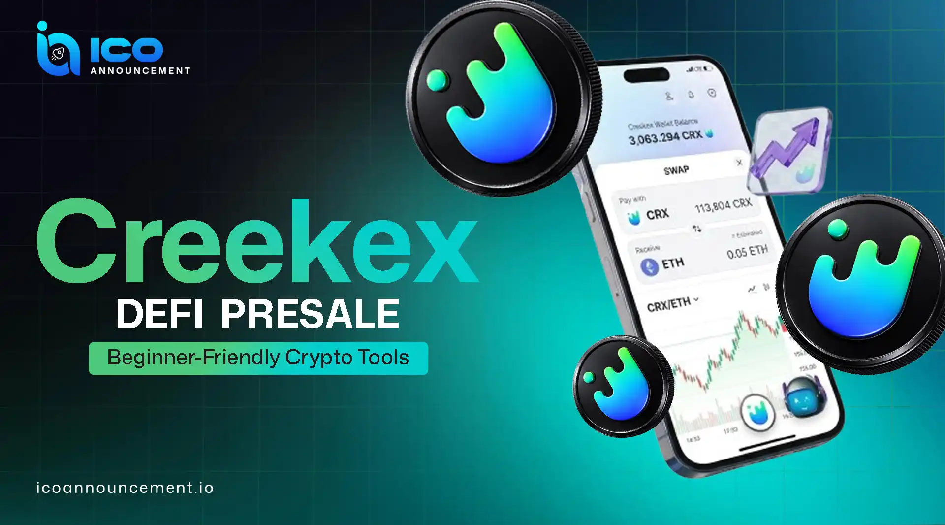 Creekex Presale: Unlock Beginner-Friendly Crypto Tools