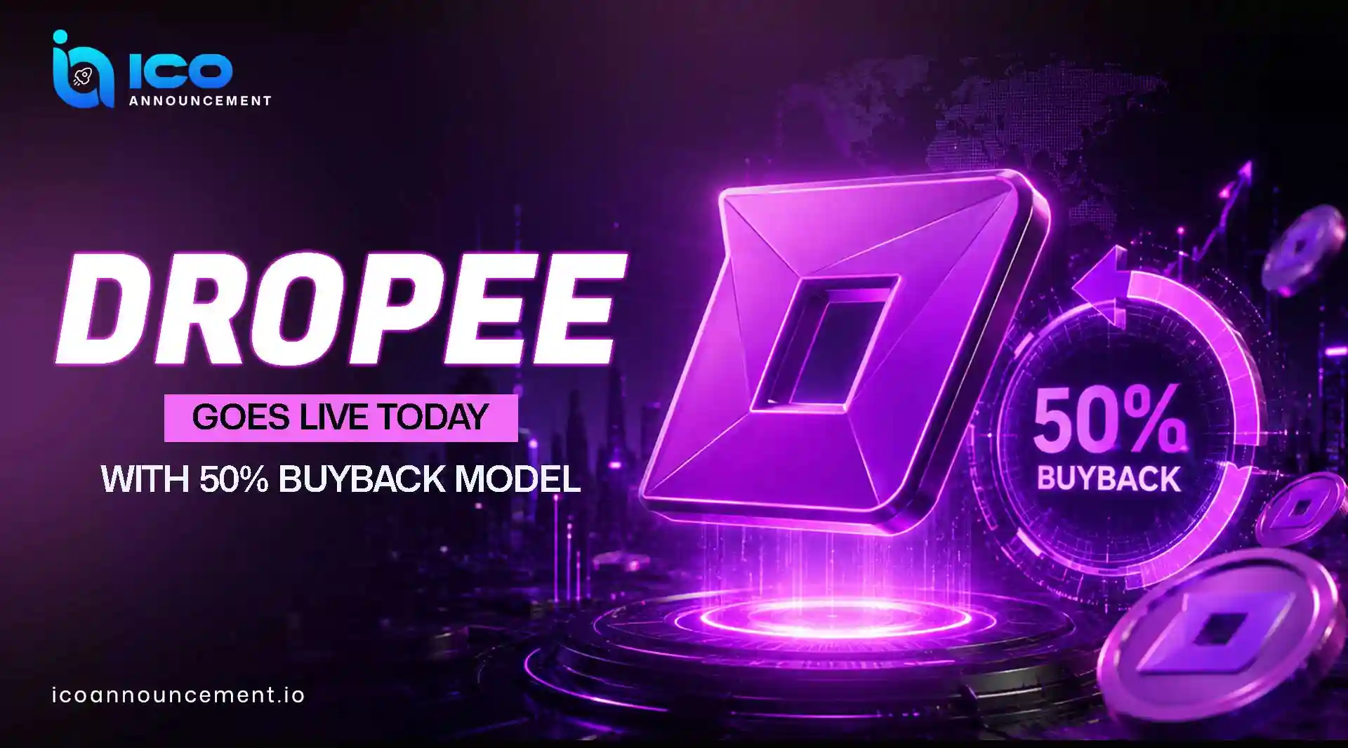 Dropee Listing Date Today: Powers 50% Buybacks and Rewards