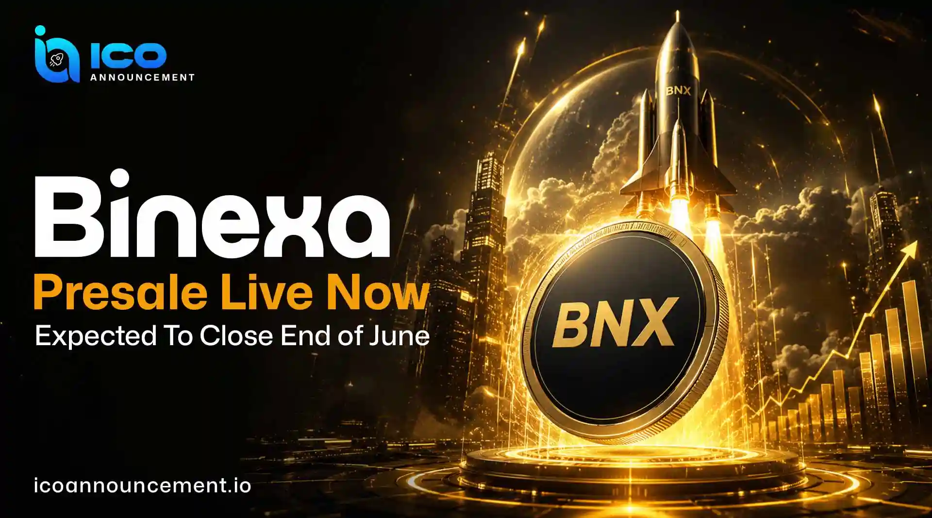 Binexa Presale Live Now: Closing Phase Expected by June End
