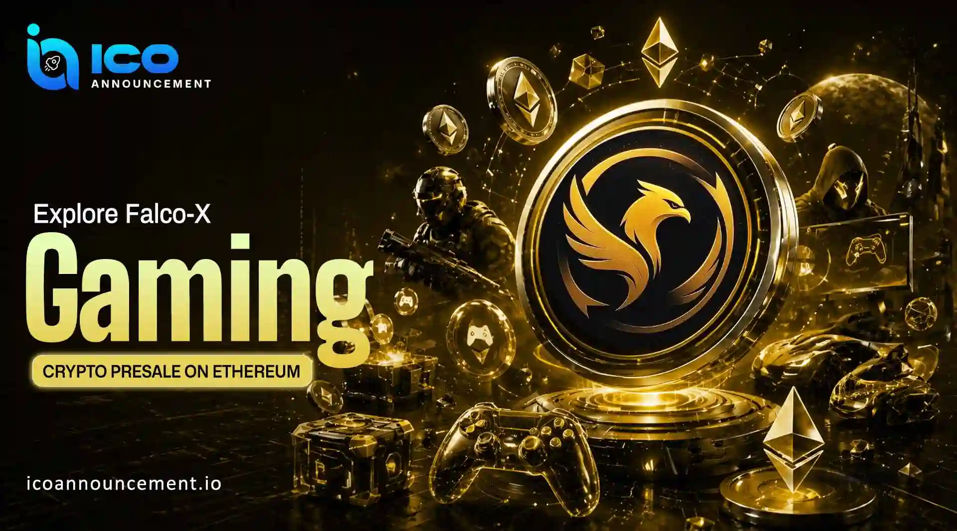 Explore Falco-X Crypto Presale and Earn Big Rewards on ETH