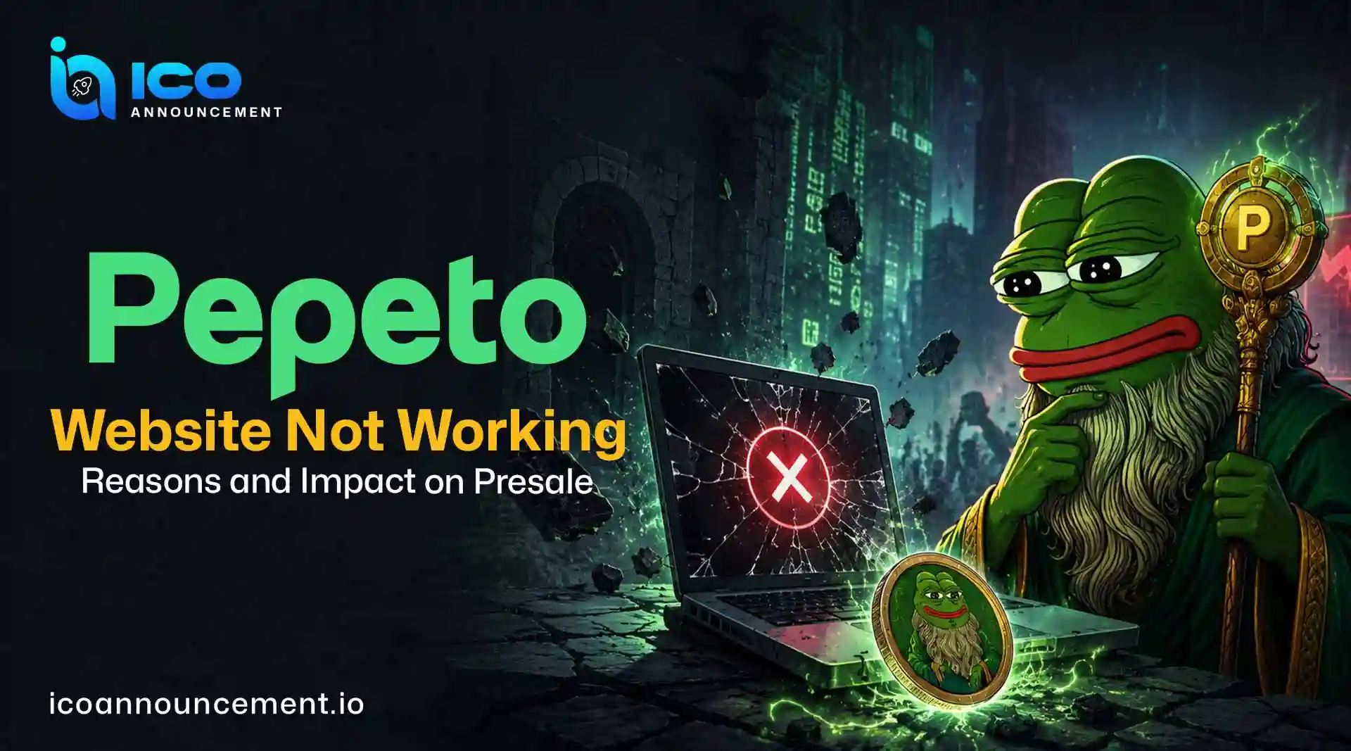 Pepeto Website Not Working: Reasons and Impact on Presale