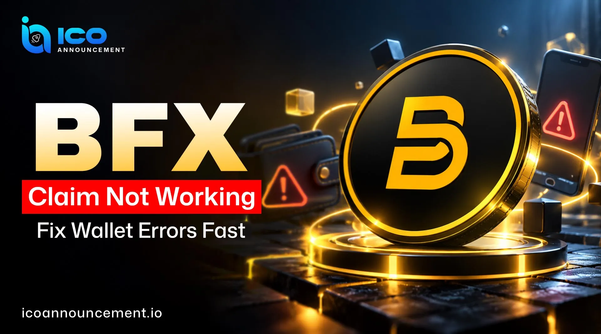 BlockchainFX BFX token claim not working tips