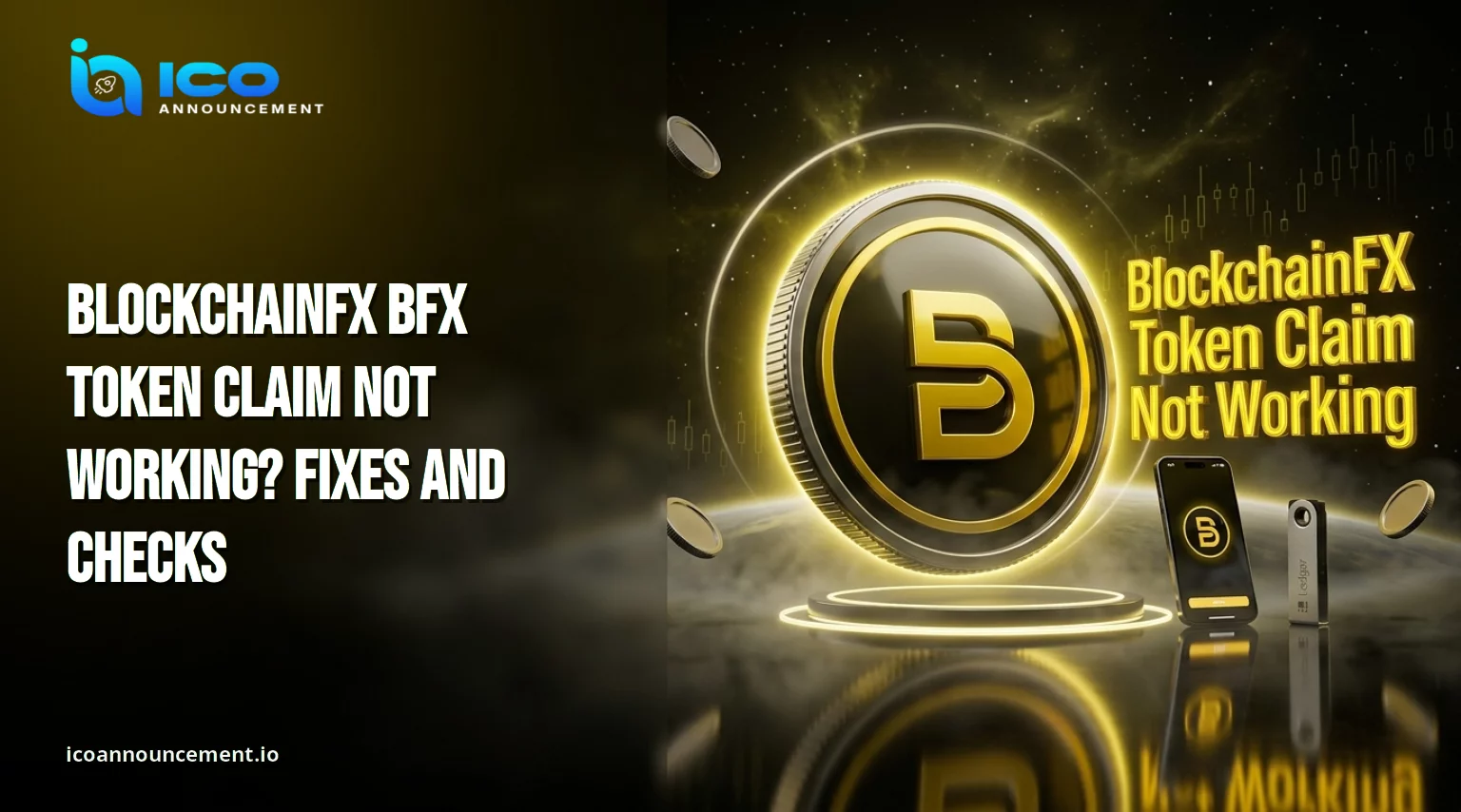BlockchainFX BFX token claim not working help
