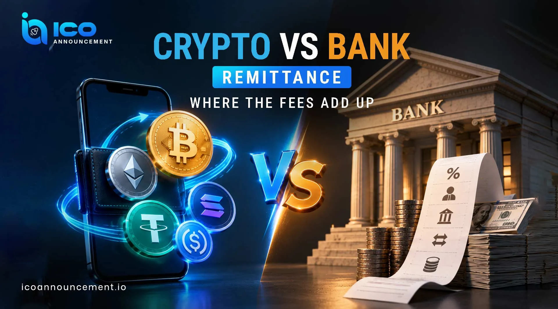 Crypto Remittance Fees vs. Bank Transfers: Cost Guide