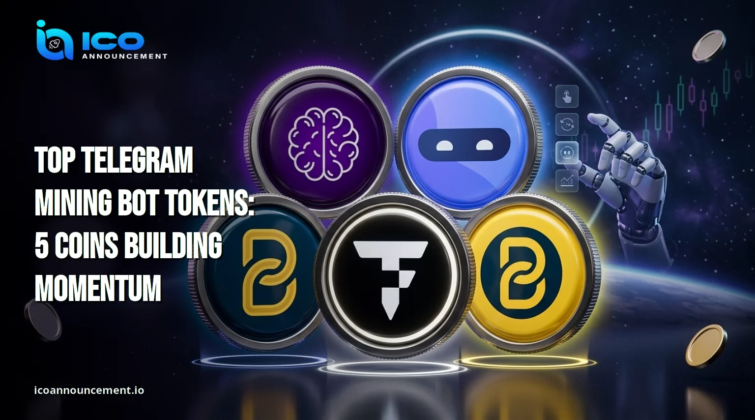 Top Telegram Mining Bot Tokens: 5 Coins Making Moves