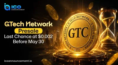 GTech Network Presale: Last chance to Buy at $0.002, May 30