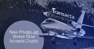 Transacta Partners with CryptoJets for Private Aviation Crypto Payment
