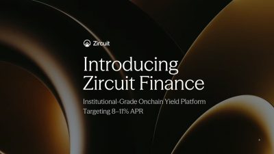 Zircuit Finance Unveils Onchain Yield Platform with 8-11% APR