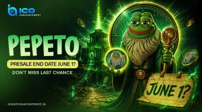 Pepeto Presale End Date June 1? Don't Miss Final Chance