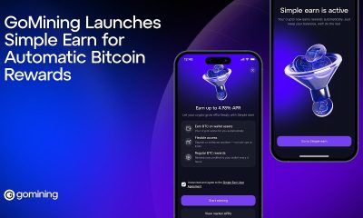 GoMining Simple Earn Enables One-Toggle Bitcoin Yield Accrual