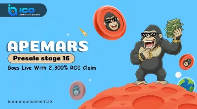 Ape Mars presale Stage 16 Boosts Buzz With 2300% ROI Claim