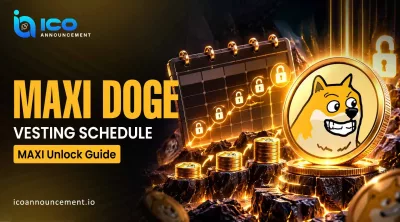 Maxi Doge vesting schedule timeline for $MAXI