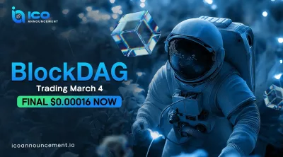 BlockDAG Exchange Listing March 4, BDAG Presale at $0.00016