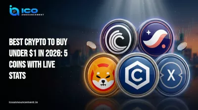 Best Crypto to Buy Under $1 in 2026: 5 Coins With Live Stats