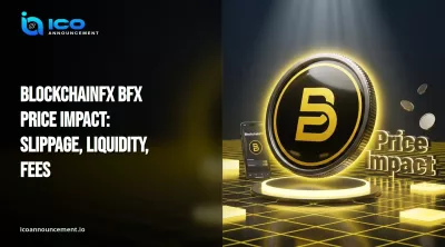 BlockchainFX BFX price impact on swap screens