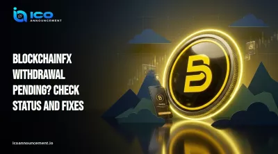 BlockchainFX withdrawal pending status checks