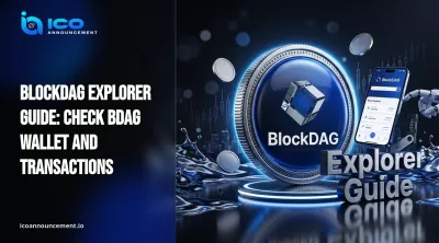 BlockDAG explorer showing BDAG wallet balance