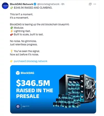 BlockDAG Presale Raises $346.5M- Redefining Blockchain