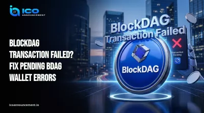 BlockDAG transaction failed error on a wallet