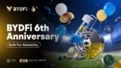 BYDFi Celebrates 6 Years With Month-Long Reliability Campaign