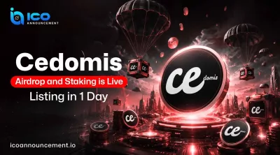 Cedomis Airdrop and Staking Live With Listing 1 Day Away