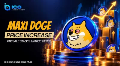 Maxi Doge price increase presale stages chart