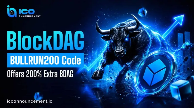 BlockDAG News: BULLRUN200 Code Boosts BDAG Allocation